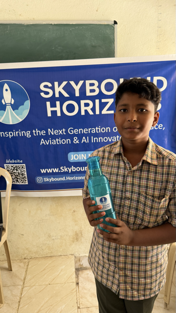 Students Holding water bottles